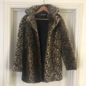 Nasty Gal Leopard Coat